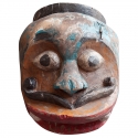 Máscaras Antiguas de origen asiático de dioses con bonitos colores