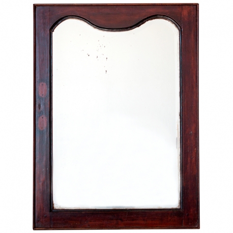 Espejo de pared con marco de madera Antiguo