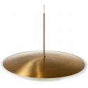 Lámpara LED Colgante y dorada con forma de Platillo 