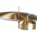 Lámpara LED Colgante y dorada con forma de Platillo 