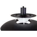 Lámpara Réplica PH50 con platos en color negro y blanco de 50cm