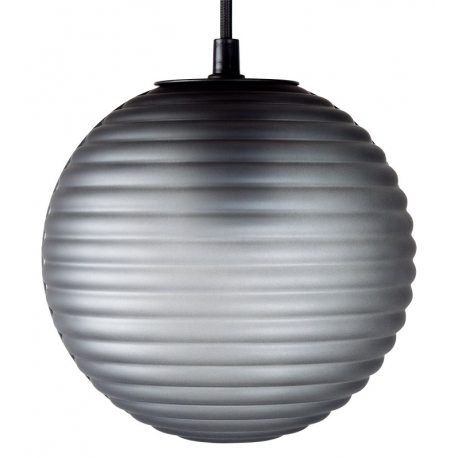 Lámpara Colgante Bola con cristal labrado color negro