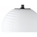 Lámpara Colgante con Bola de cristal labrado blanco