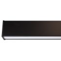 Lámpara de techo Led con forma de barra de diseño moderno en color negro