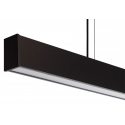Lámpara de techo Led con forma de barra de diseño moderno en color negro