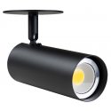 Foco LED de Pared Minimalista de color negro orientable