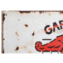 Cartel Esmaltado Vintage Gargoyle