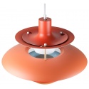Lámpara Réplica PH50 de Techo con platos naranjas de diseño