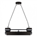 Lámpara colgante de estilo industrial color negro Meatpacking 