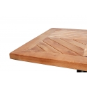 Mesa café de 60x60cm fabricada en madera de acacia