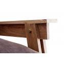 Sofá de Pana y estructura de madera