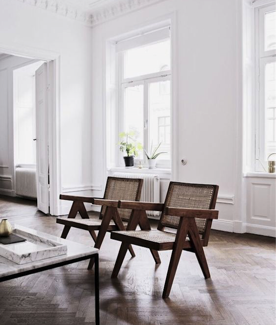 Living room Silla Chandigarh de Le Corbusier y Pierre Jeanneret