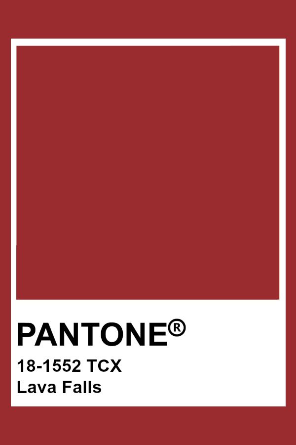 rojo lava, uno de los colores del año 2022